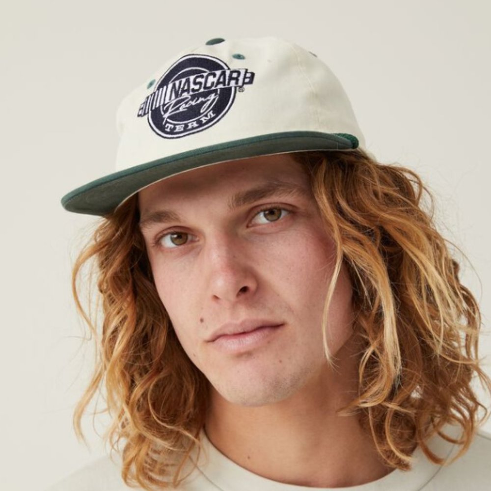 COTTON ON NASCAR 5 PANEL GRAPHIC HAT NWT